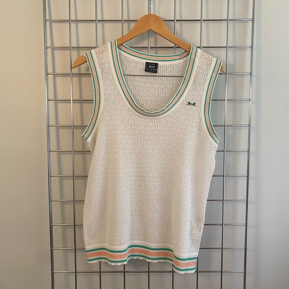 Le Tigre Tops - Vintage Le Tigre tennis sweater tank